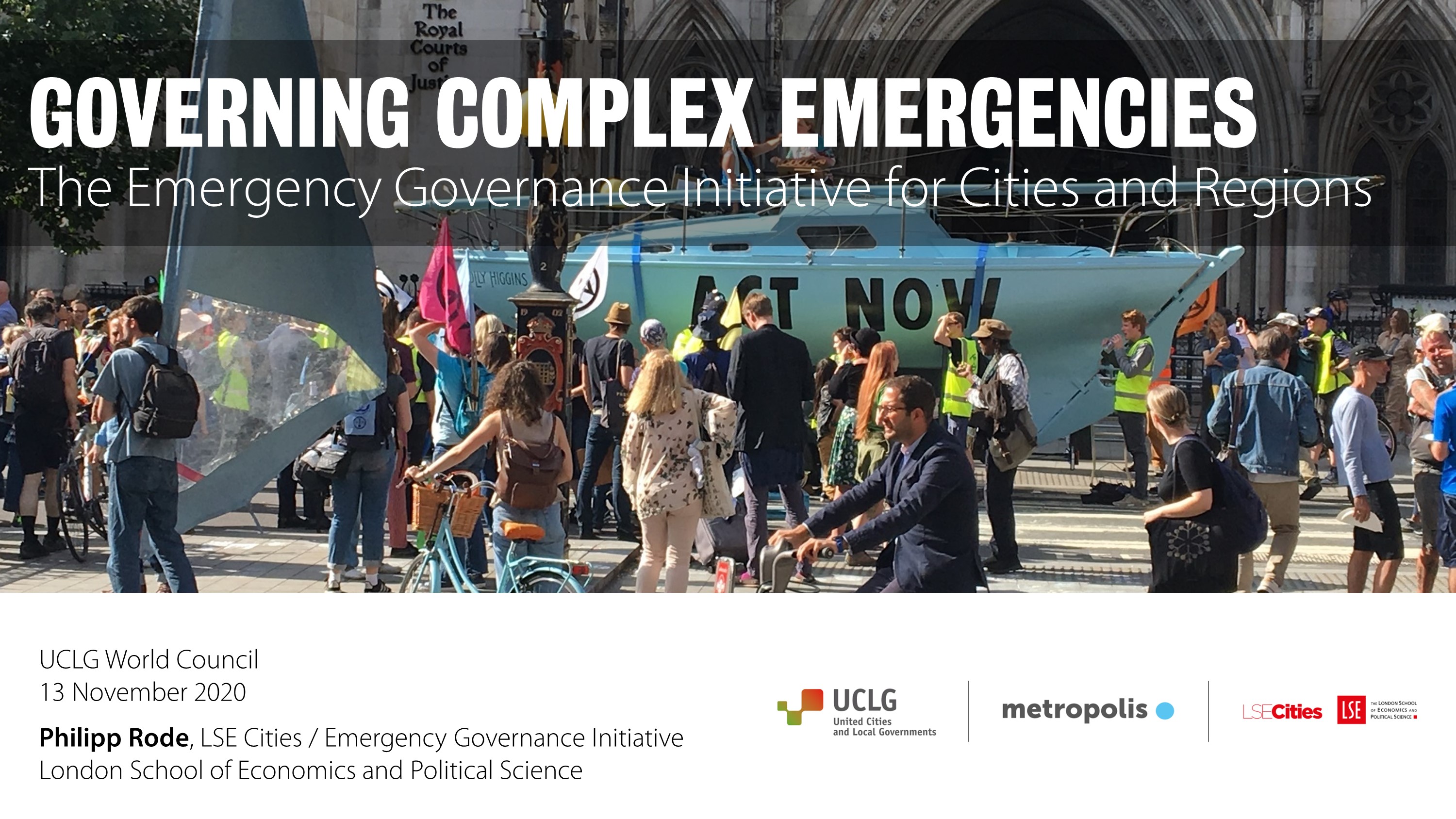 Watch Philipp Rode's presentation on Governing Complex Emergencies