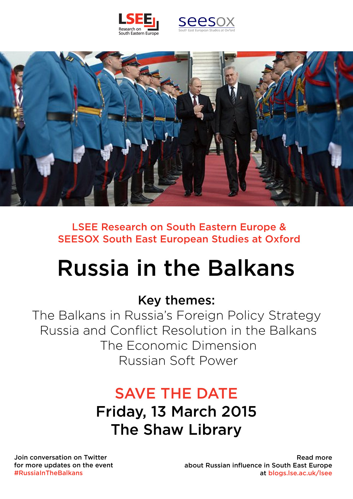 Russia in the Balkans poster - Dec 2014