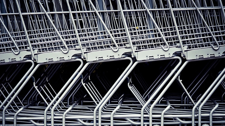 This is a picture of shopping carts