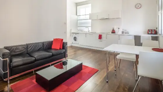 A kitchen / living room