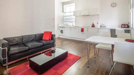 A kitchen / living room