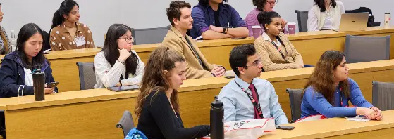 Seated event audience