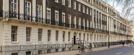 An exterior view of the Connaught Hall accommodation building at LSE