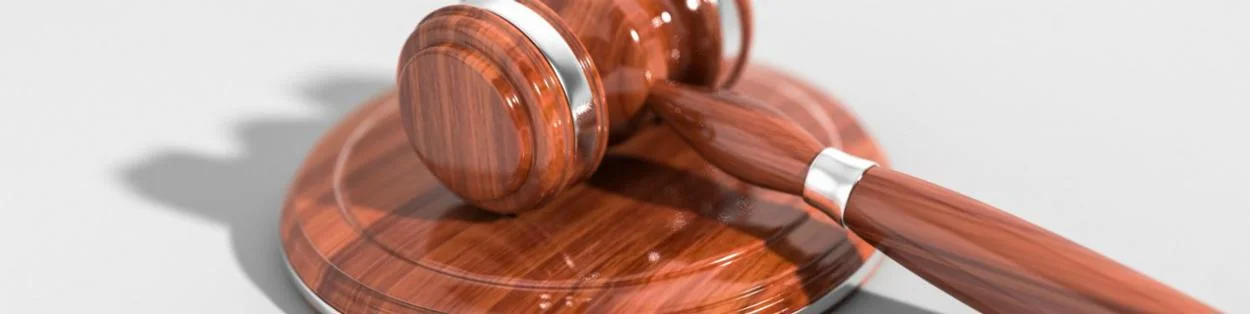 A hammer used in court cases