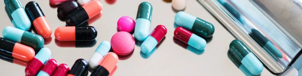 A selection on tablets on a table