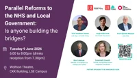 LSE The Health Foundation Event on NHS Parallel Reforms