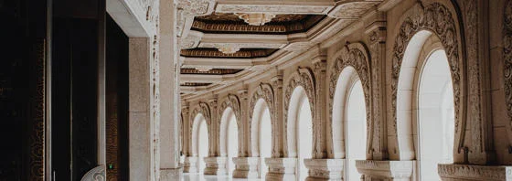 Ancient hall.
