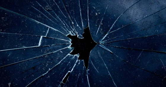 Broken glass
