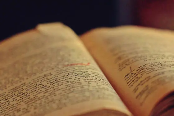 An open book