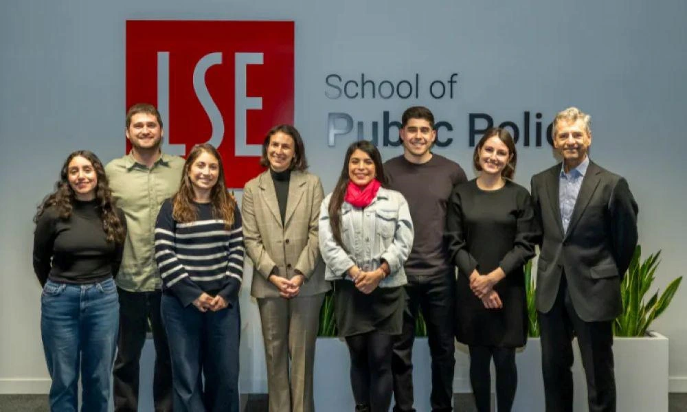 Luksic Scholars with Isabella Luksic and Andres