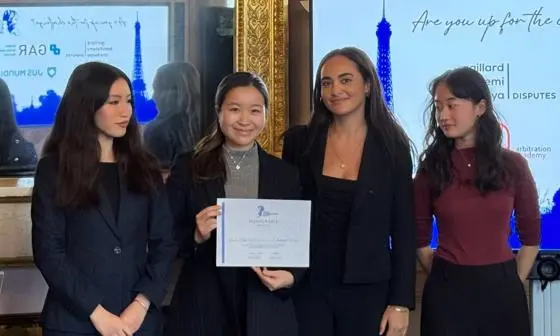 Moot Team at 2025 Cross Examination Moot