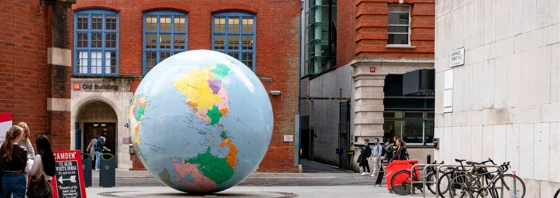 LSE's upside down globe
