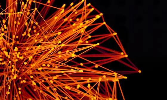 Abstract Orange Lights