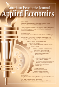 american economic journal applied economics