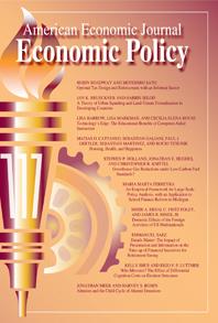American economic journal economic policy poster