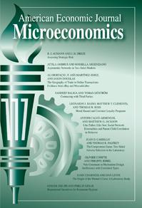 American economic journal microeconomics poster
