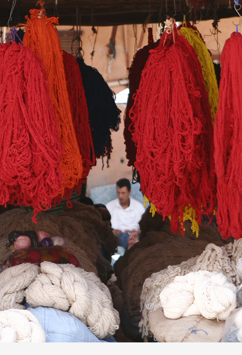 Textile production in Morocco