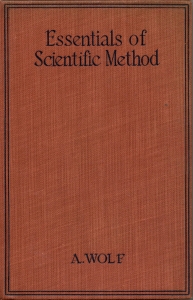 Wolf - Essentials of Scientific Method