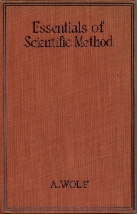 Wolf - Essentials of Scientific Method