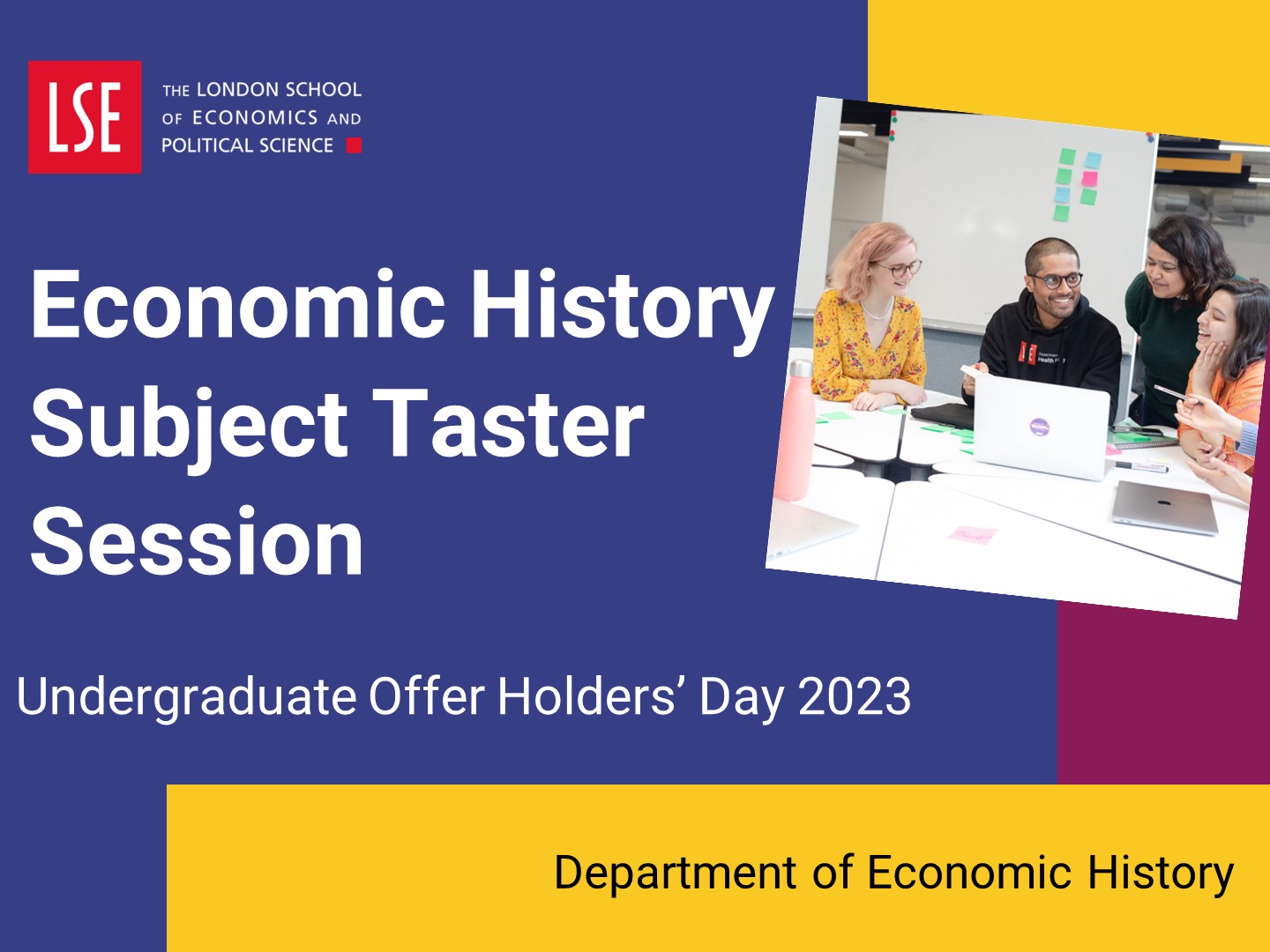 Watch the economic history subject taster session