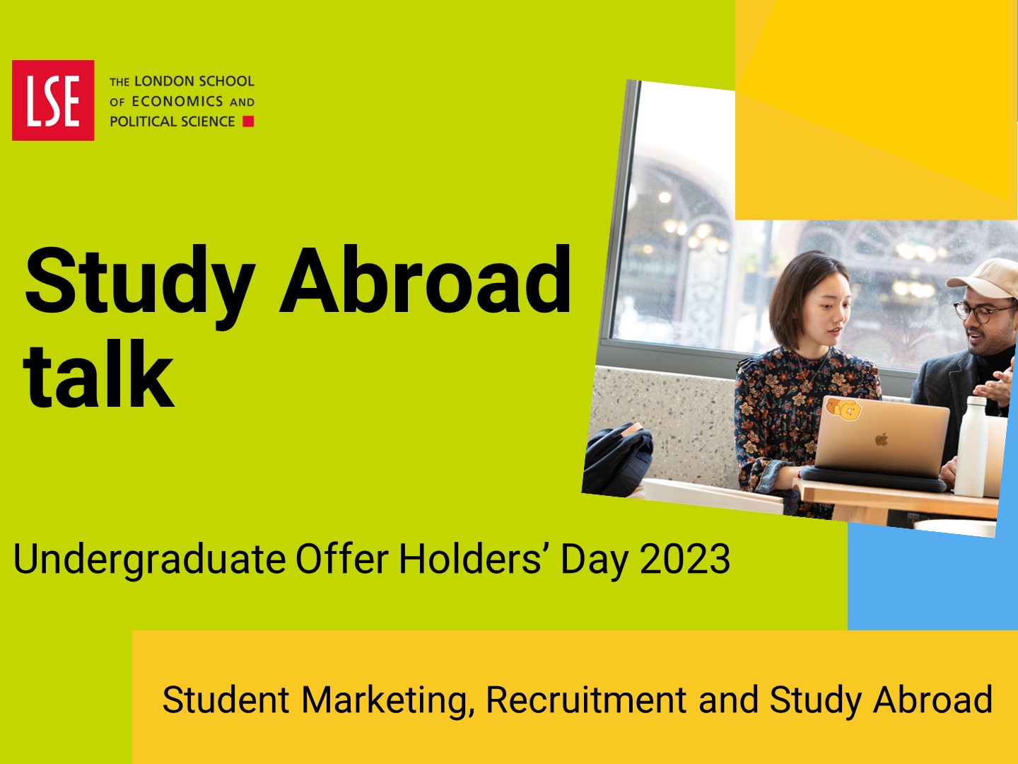 Watch the Study Abroad session recording