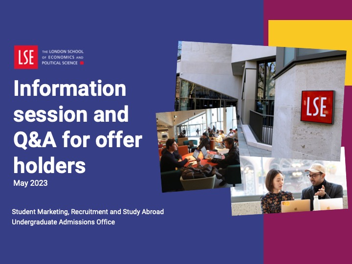 Watch the Undergraduate Admissions Office session recording (May 2023)