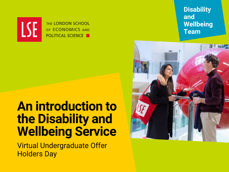 Watch our Disability and Wellbeing Service offer holders' session - April 2021