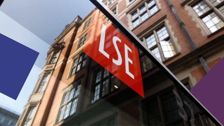LSE red glass sign