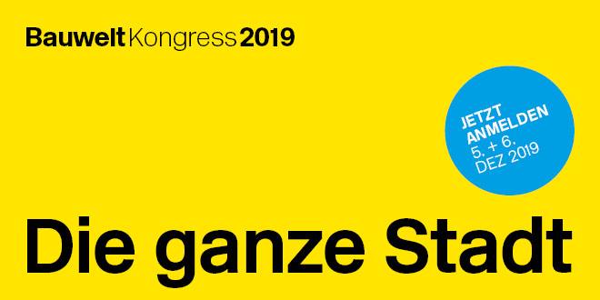 bauwelt kongress 2019 poster