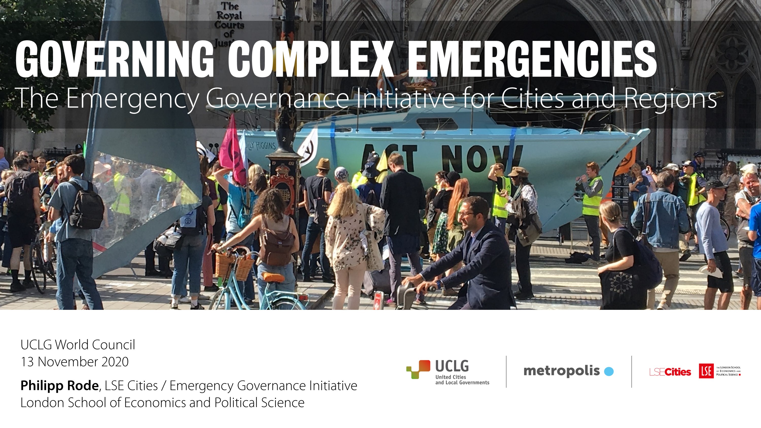 Watch Philipp Rode's Presentation on Governing Complex Emergencies