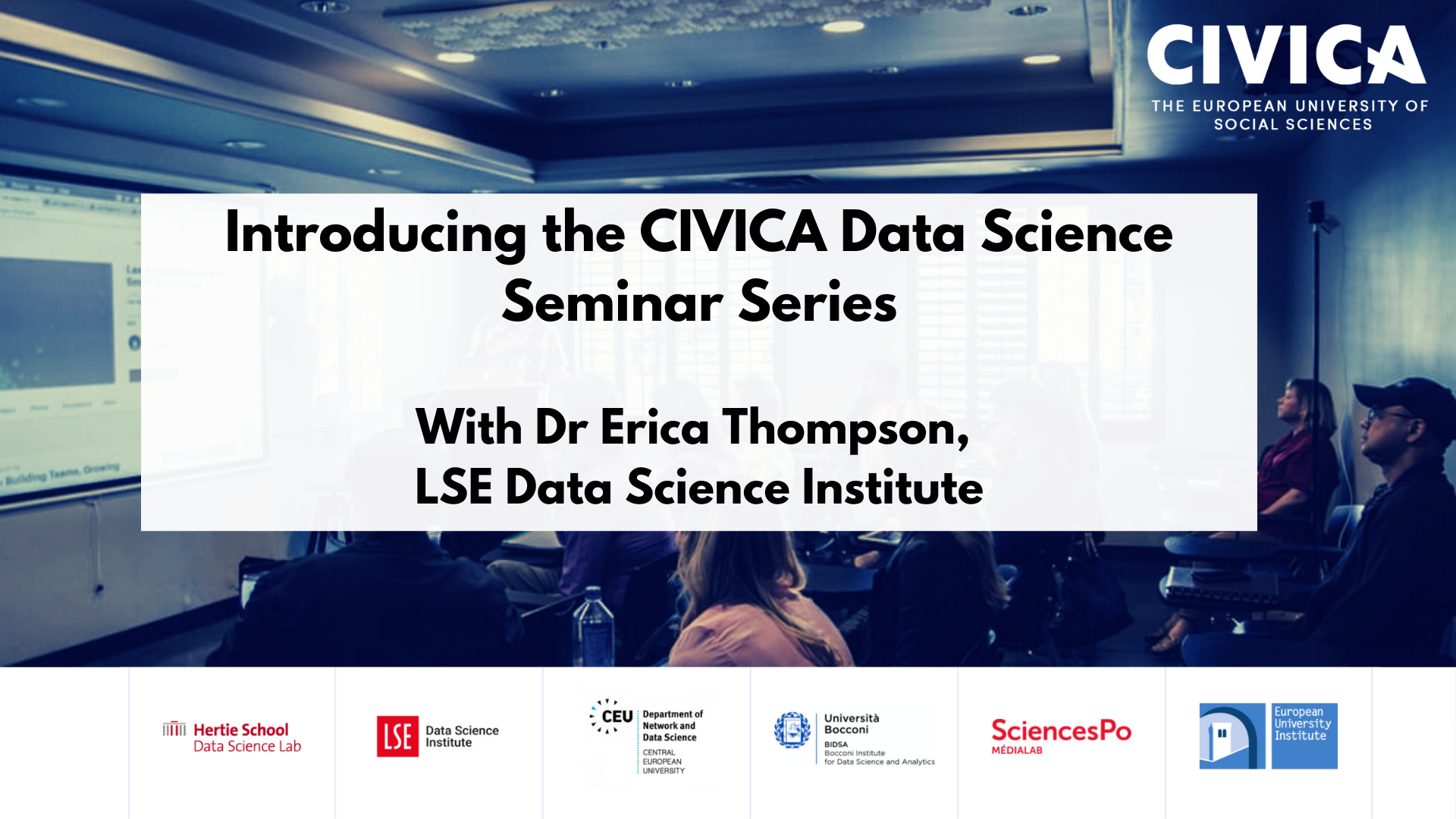 Discover the CIVICA Data Science Seminar Series