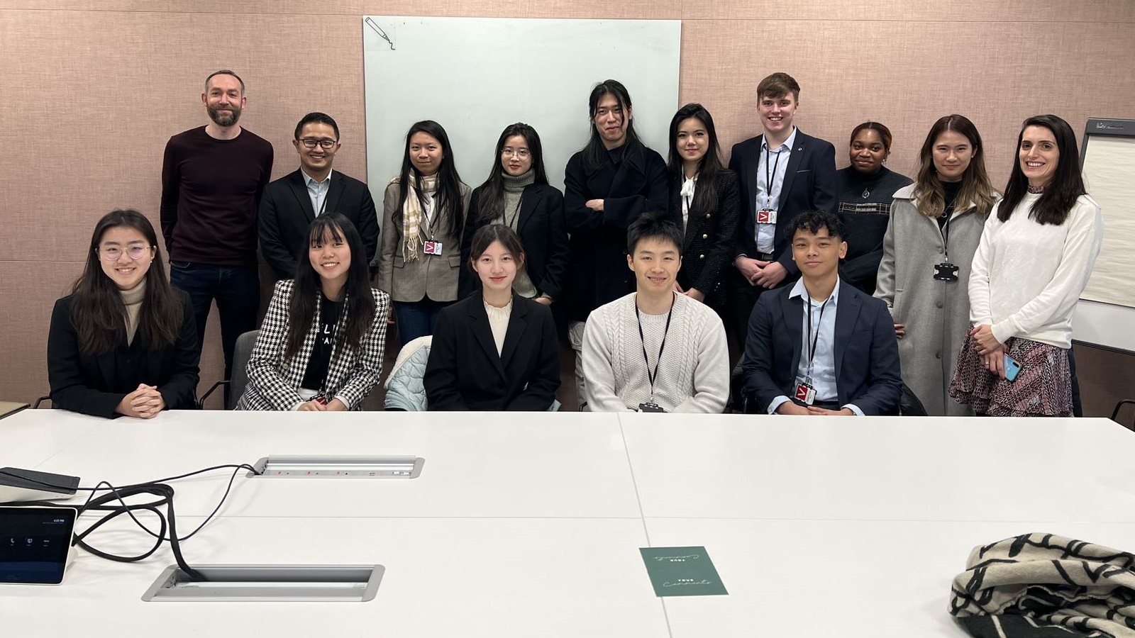 LSE students during a visit to Lloyd's Banking Group, organised by the LSE Data Science Institute