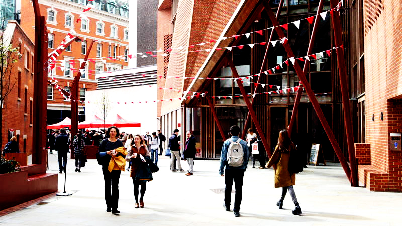 Outside the Student Centre