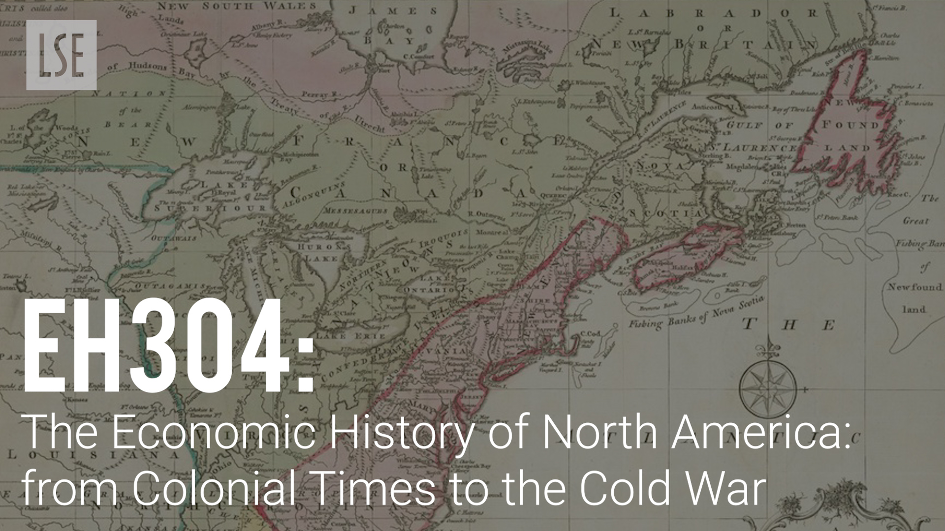 EH304 - The Economic History of North America: from Colonial Times to the Cold War, by Professor Chris Minns