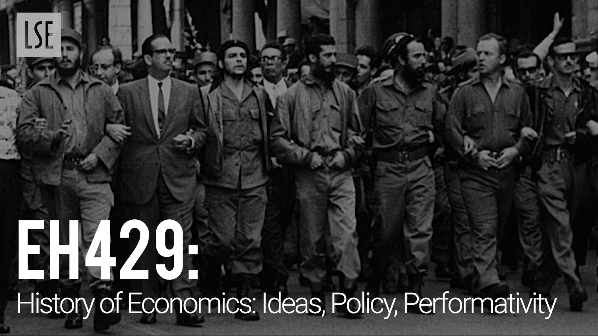 EH429 History of Economics: Ideas, Policy and Performativity