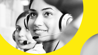 call centre yellow 386X2164