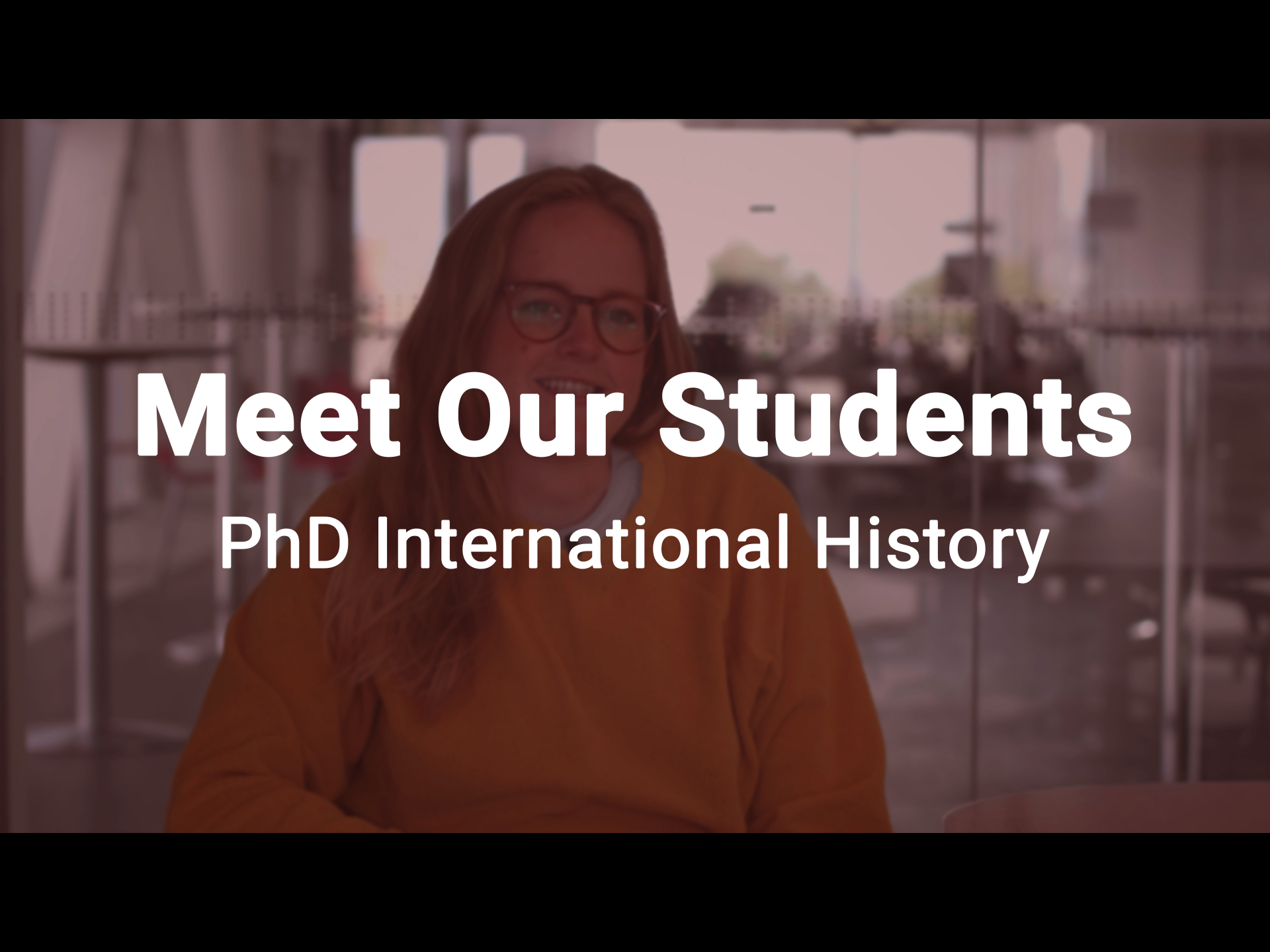 PhD Student Testimonial Video