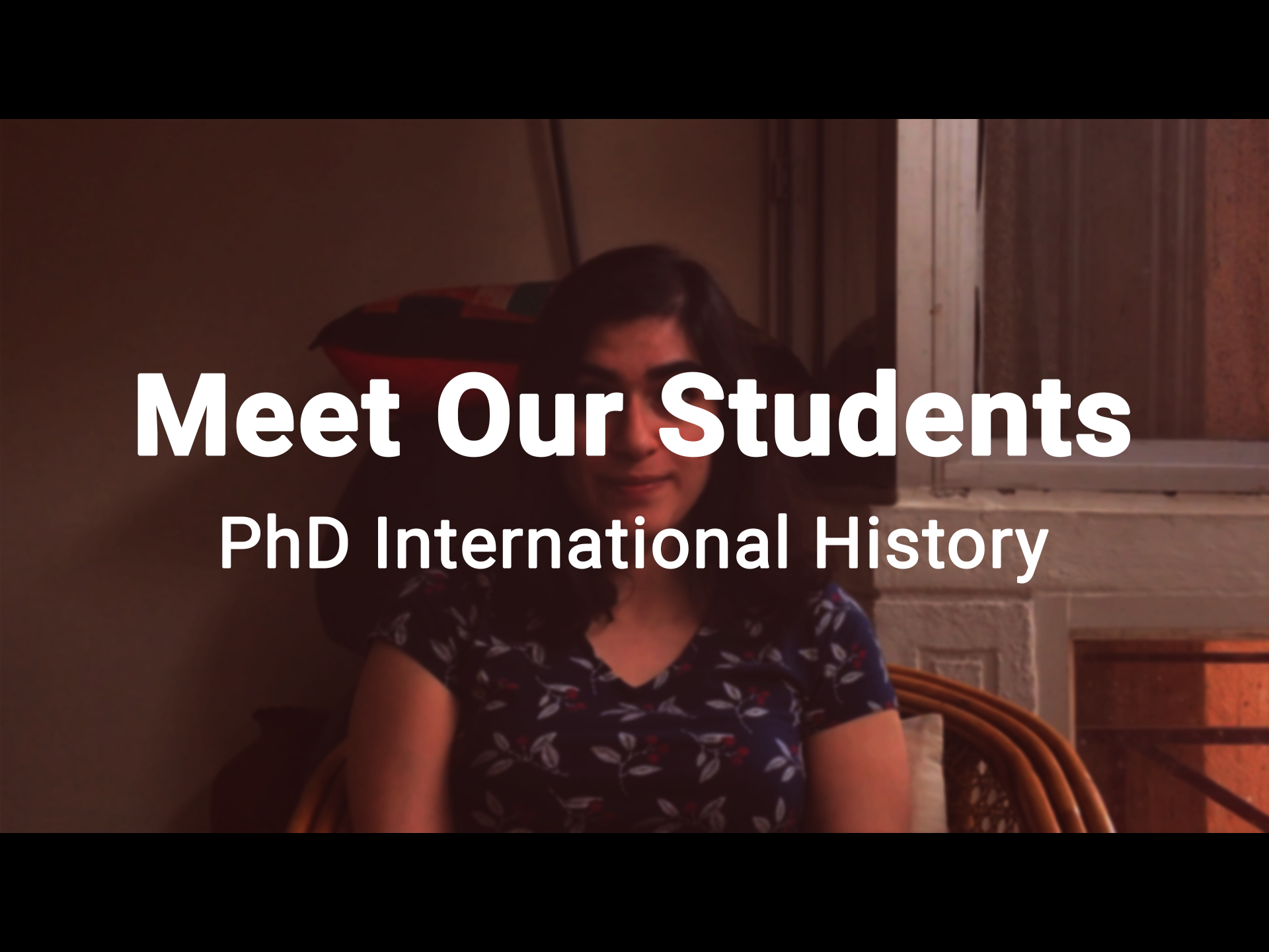 PhD Student Testimonial Video