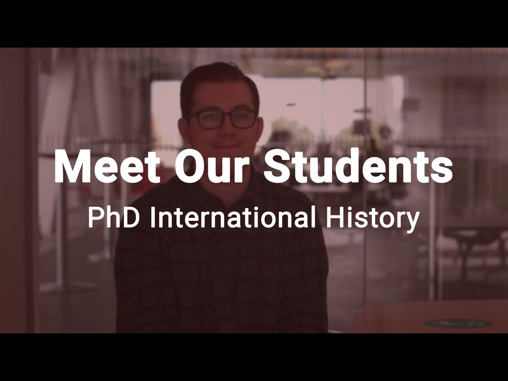PhD Student Testimonial Video