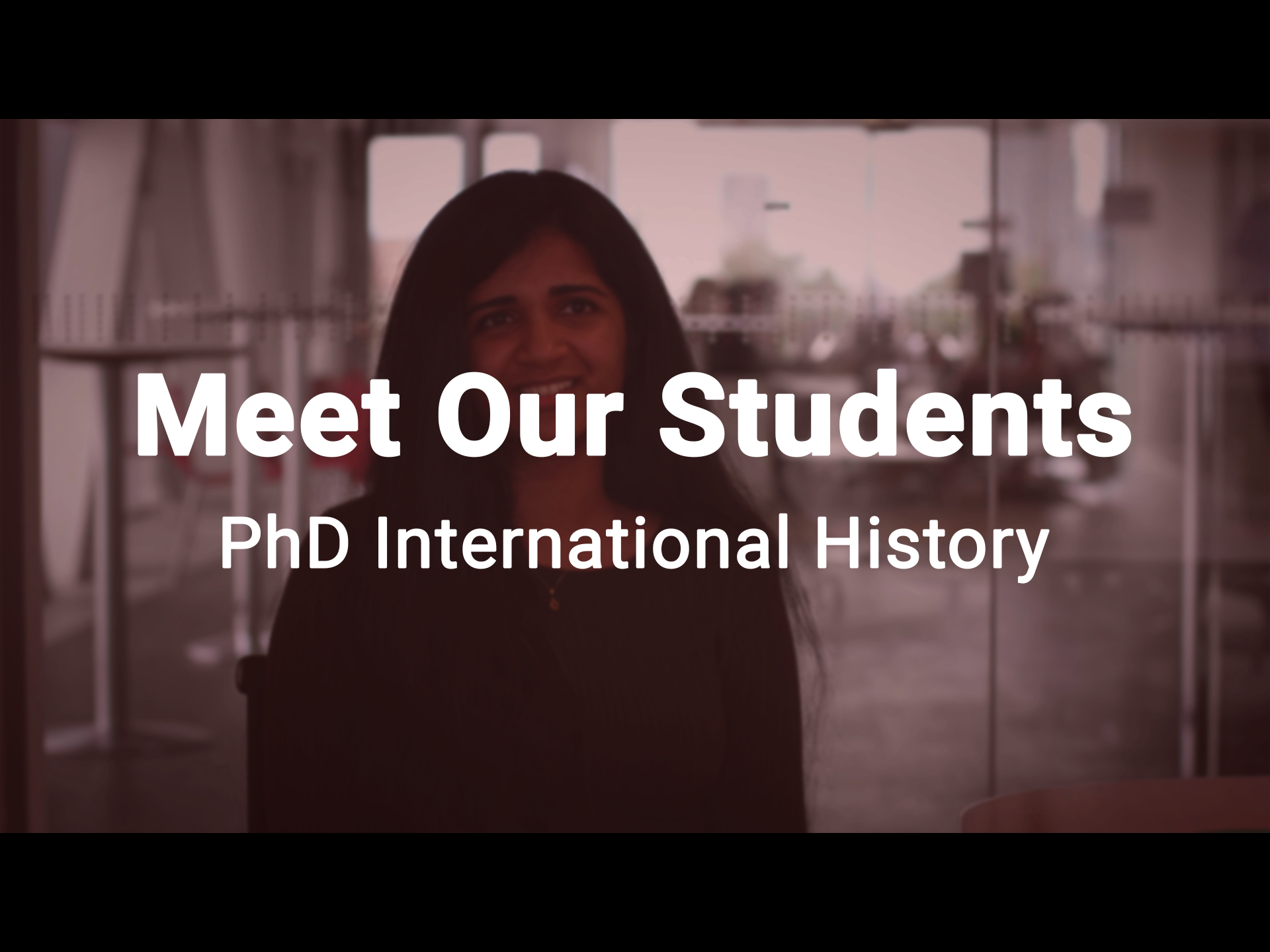 PhD Student Testimonial Video