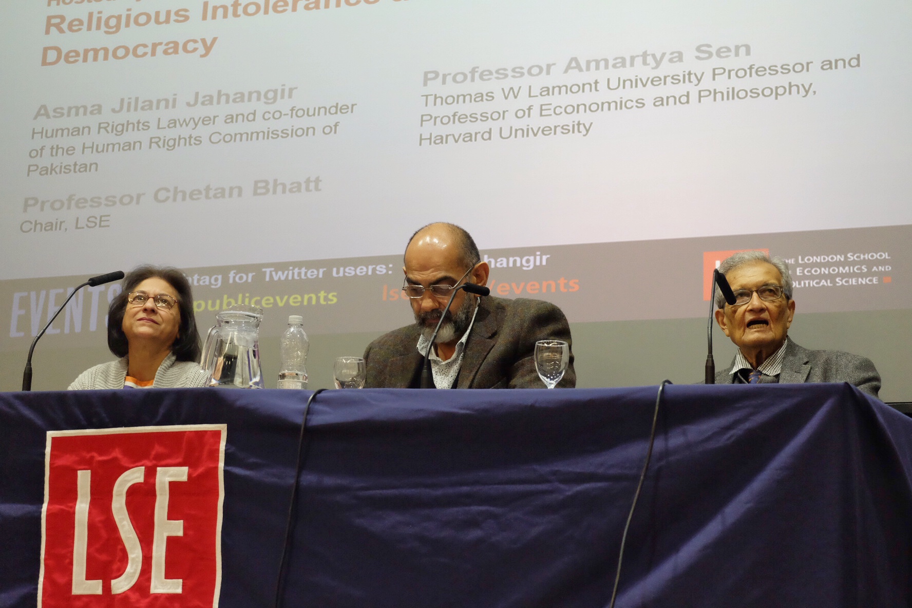 Asma Jahangir Chetan Bhatt Amartya Sen