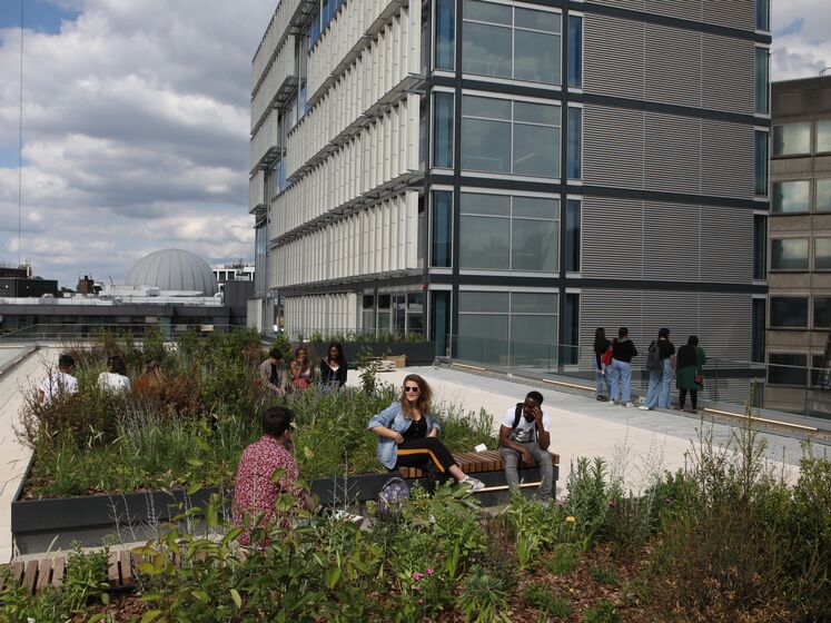 Centre building roof students 4x3