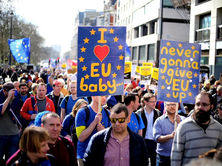 Anti Brexit protest, London, 2017 747 560