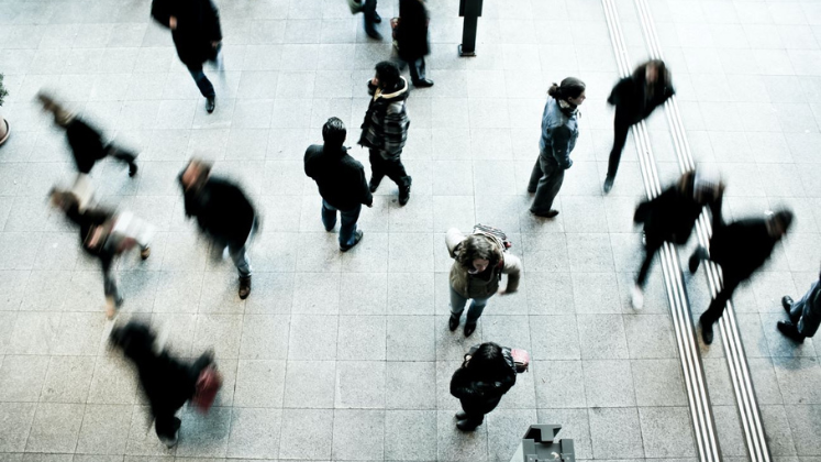 People walking