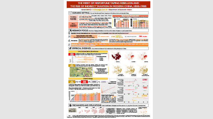 The Merit of Misfortune: Taiping rebellion and the rise of indirect taxation in modern China, 1850s-1900s