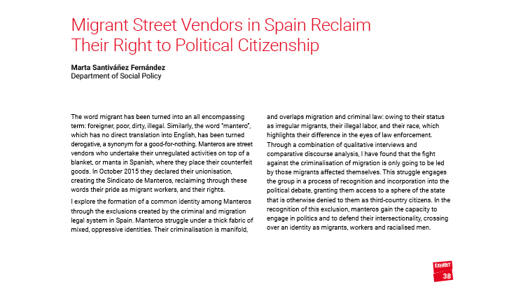 Migrant Street Vendors in Spain Reclaim Their Right to Political Citizenship