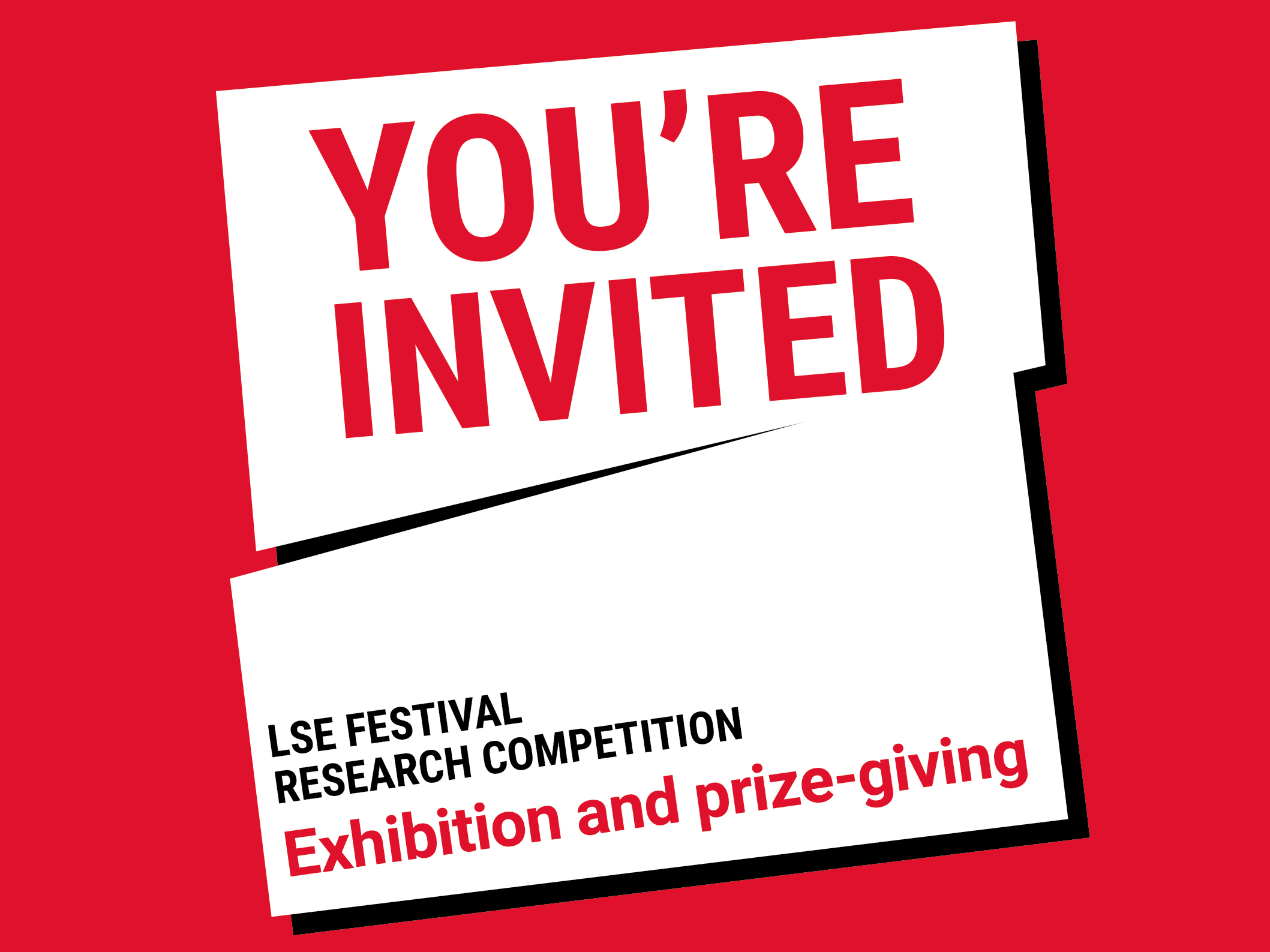 You're invited: LSE Festival research competition exhibition and events