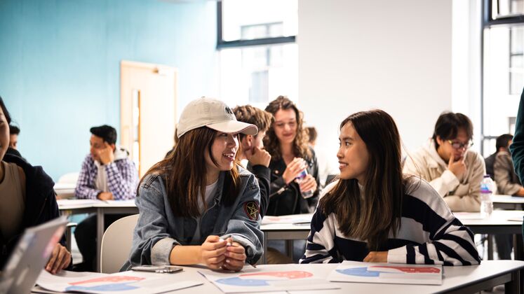 LSE students in a classroom