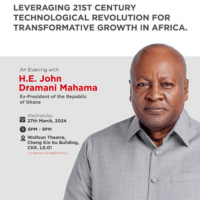Leveraging 21st Century Technological Revolution for Transformative Growth in Africa