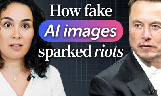 Beatriz Lopez Buarque and Elon Musk